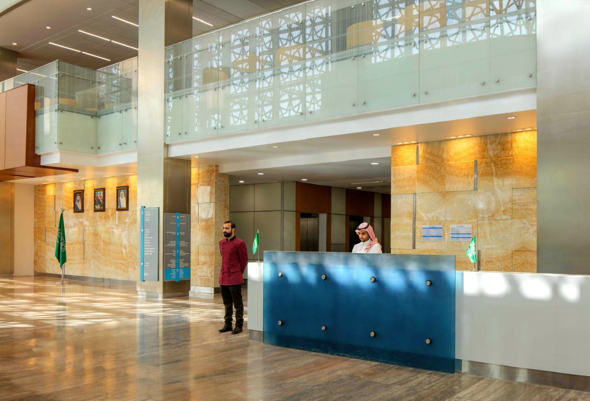 Modern hospital interior